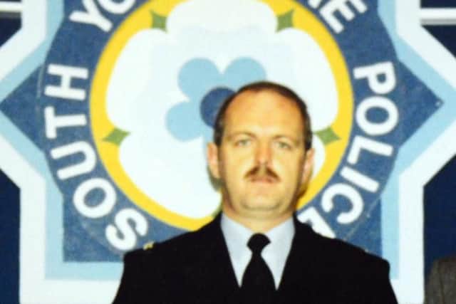 Colin Dawson during his policing days.